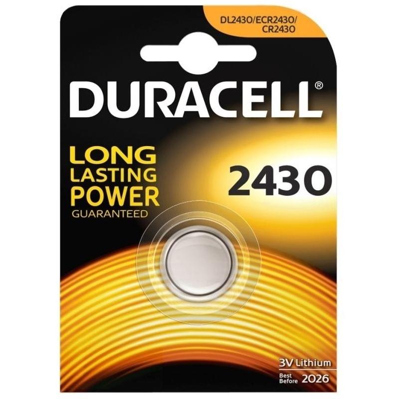 PILA BOTON CR2430 LITIO DURACEL