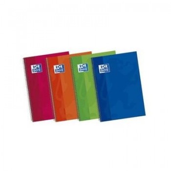 CUADERNO ESPIRAL SCHOOL 80 HOJAS DINA5 4º PAUTA 3,5 SURTIDO OXFORD 400043990