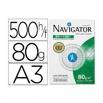 PAPEL MULTIFUNCION NAVIGATOR DINA3 80GR UNIVERSAL 500H 0113UN