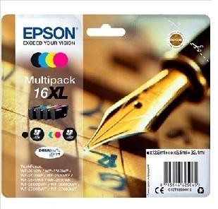 CARTUCHO ORIGINAL EPSON TINTA BK / C / M / Y DURABRITE ULTRA INK CARTUCHO - Nº16XL (PACK 4 COLORES) C13T16364012