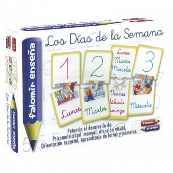 JUEGO EDUCATIVO LOS DIAS DE SEMANA FALOMIR 21016