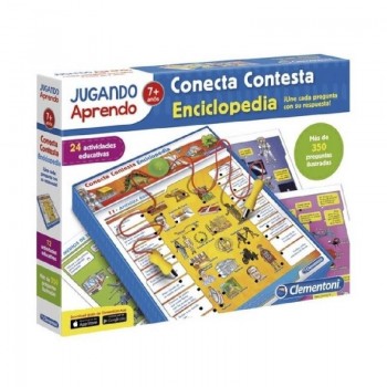 JUEGO CONECTA CONTESTA ENCICLOPEDIA CLEMENTONI 65384