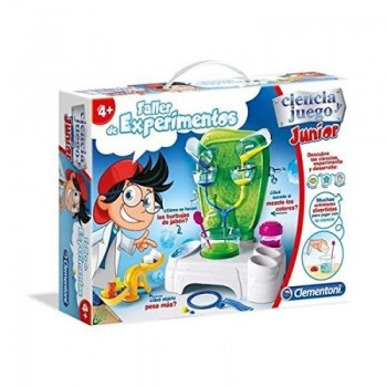 JUEGO CIENCIA Y JUEGO JUNIOR - POMPAS DE JABON - CLEMENTONI 55216