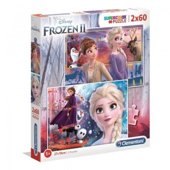 PUZZLE FROZEN II CLEMENTONI 2X60 PZAS