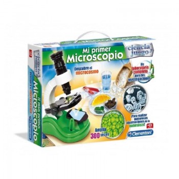 JUEGO MI PRIMER MICROSCOPIO CLEMENTONI 55079