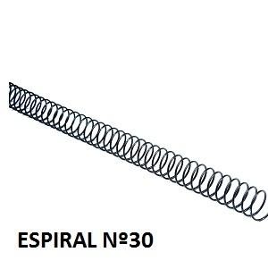 ESPIRALES METALICAS DE 30MM NEGRAS CAJA DE 50UDS FELLOWES ESP030