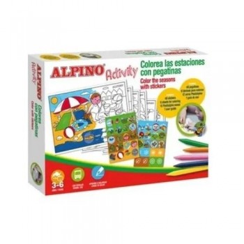 LIBRO ACTIVITY AC000005 COLOREA ESTACIONES ALPINO