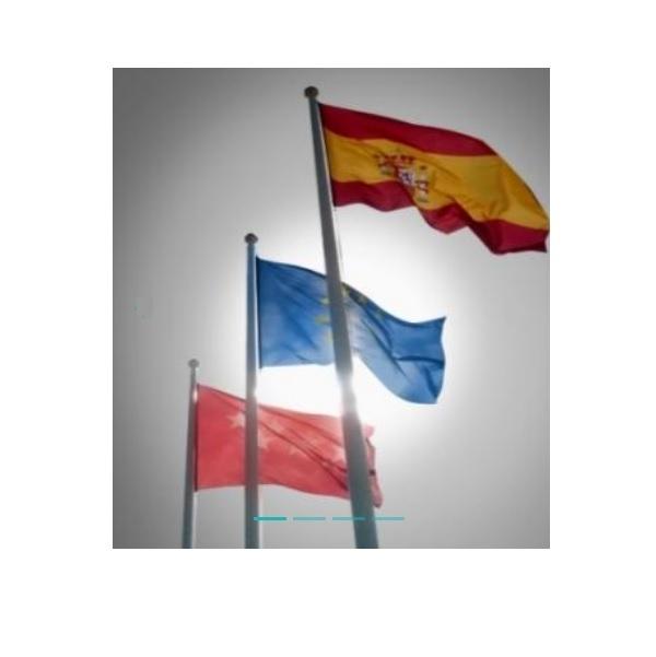 MASTIL DE ALUMINIO ANODIZADO DE 6 METROS DE ALTO