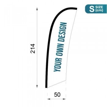 BANDERA SUELTA FLY BANNER SURF S 55X226CM