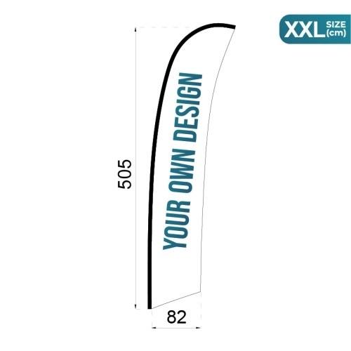 BANDERA SUELTA FLY BANNER SURF XXL 516X90CM