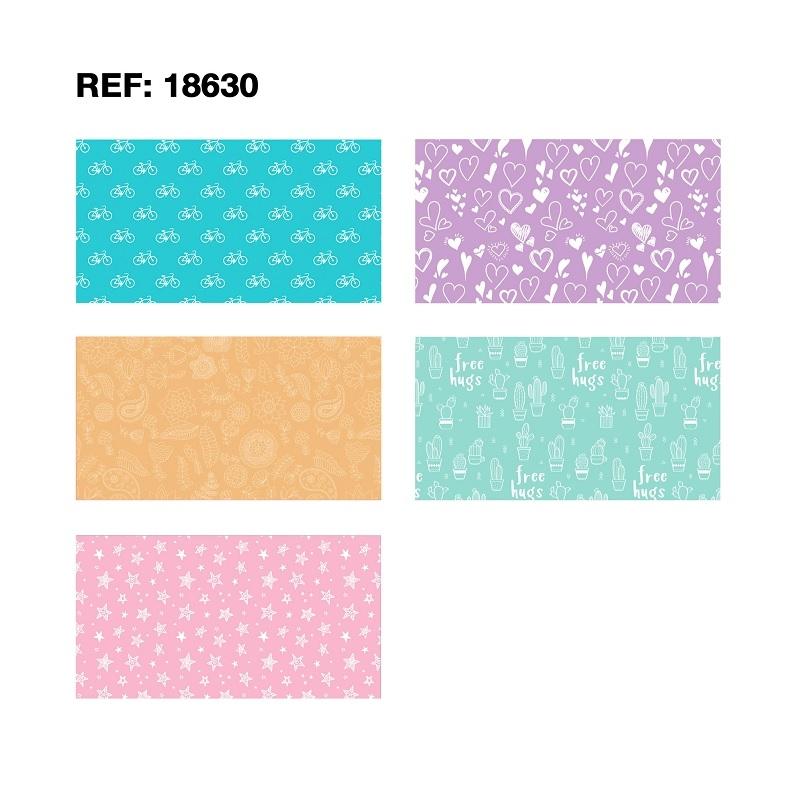 PAPEL REGALO EN ROLLO NORDIK FUN 0,70X2M APLI 18630 ( 55 )