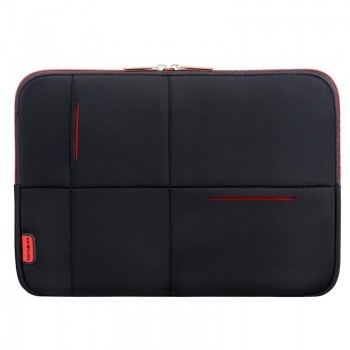 CARTERA FUNDA ORDENADOR 14.1   SAMSONITE AIRGLOW SLEEVES NEGRO/ROJO