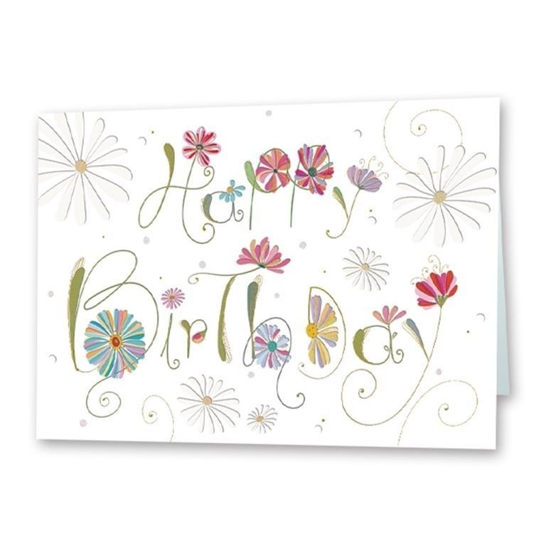 POSTAL TURNOWSKY HAPPY BIRTHDAY FLORES ARGUVAL