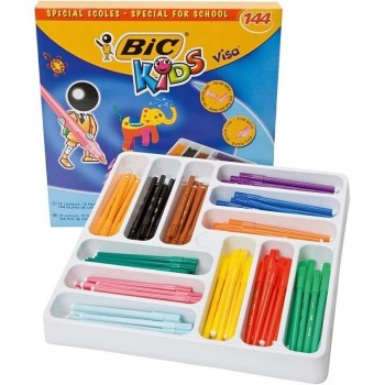 ROTULADORES BIC KIDS COULEUR CLASSPACK 144 COLORES