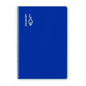 CUADERNO ESP DINA4 5X5 TDD 80H 70GR TAPA AZUL ESCOLOFI