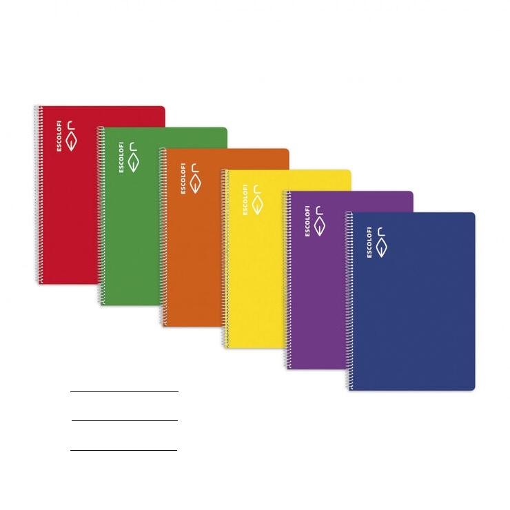 CUADERNO ESP DINA5 LINEAS TDD 100H 70GR CON MARGEN ESCOLFI