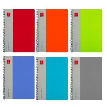 CUADERNO ESP DINA4 5X5 TDD 100H 90GR TAPA AZUL ESCOLOFI