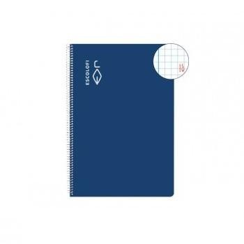 CUADERNO ESP DINA5 5X5 TDD 100H 70GR TAPA AZUL ESCOLOFI