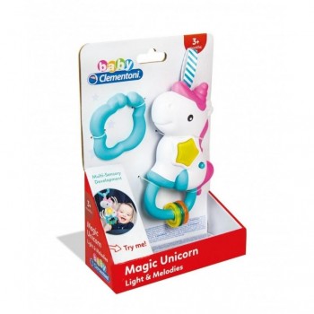 SONAJERO MUSICAL UNICORNIO CLEMENTONI 17333