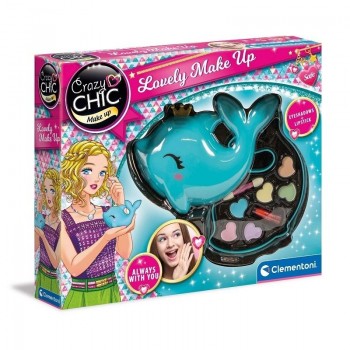 JUEGO SET DE MAQUILLAJE LOVELY MAKE UP DELFIN CLEMENTONI 18630