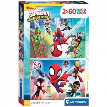 PUZZLE 2X60 SPIDEY AND HIS AMAZING FRIENDS