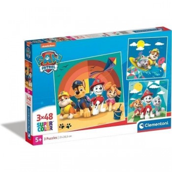 PUZZLE 3X48 SQUARE PAW PATROL   (2023) BLOC