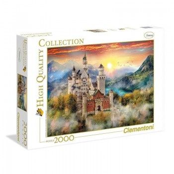 PUZZLE 2000 PIEZAS CASTILLO NEUSCHCHANSTEIN CLEMENTONI 32559