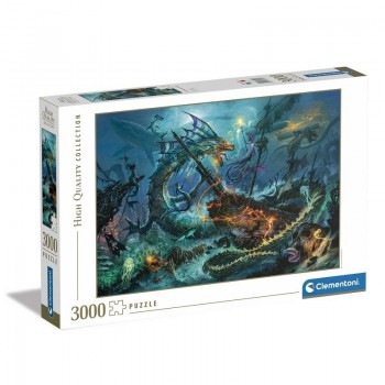 PUZZLE 3000 HQC  THE UNDERWATER BATTLE