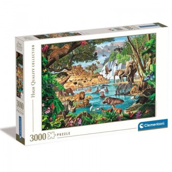 PUZZLE 3000 PIEZAS AFRICAN WATERHOLE CLEMENTONI 33551