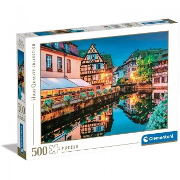 PUZZLE 500 PIEZAS STRASBOURG OLD TOWN CLEMENTONI 35147