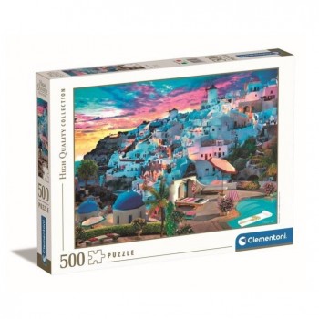 PUZZLE 500 PIEZAS VISTA DE GRECIA CLEMENTONI 35149