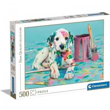 PUZZLE 500 PIEZAS THE FUNNY DALMATIAN CLEMENTONI 35150