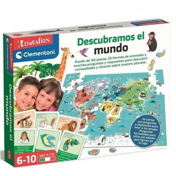 JUEGO DESCUBRAMOS EL MUNDO CLEMENTONI 55446