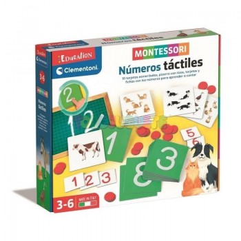 JUEGO MONTESSORI NUMEROS TACTILES CLEMENTONI 55451