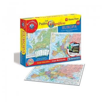 JUEGO LO PUZZLES GEOGRAFICOS DE EUROPA CLEMENTONI 65294