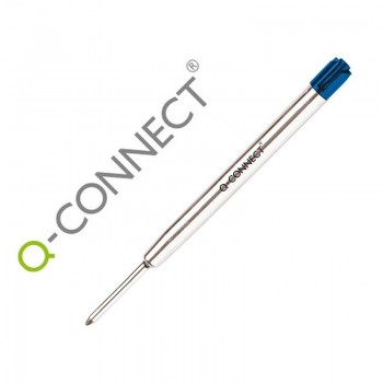 RECAMBIO BOLIGRAFO Q-CONNECT TIPO PARKER AZUL