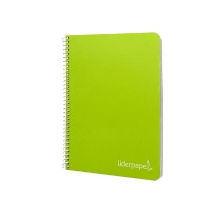 CUADERNO ESP DINA5 4X4 TDD 80H 75GR CON MARGEN LIDERPAPEL VERDE