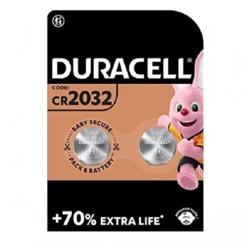 PILA BOTON CR2032 DURACELL ALCALINA BLISTER 2 UNIDADES