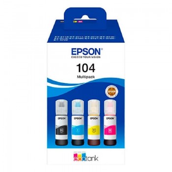 CARTUCHO ORIGINAL EPSON 104 4 CLR MULTIPACK (BK/C/M/Y)/ECOTANK C13T00P640