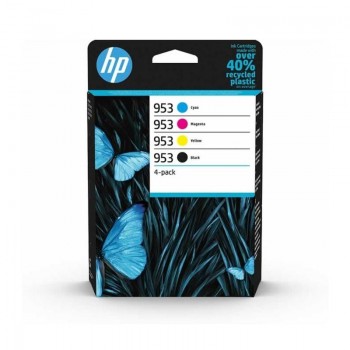 CARTUCHO ORIGINAL HP 953 BK/CMY MULTIPACK NEGRO/CIAN/MAGENTA/AMARILLO 6ZC69AE