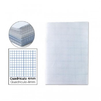 CUADERNILLO CUADRICULA 4X4MM 60G/M2 5 HOJAS