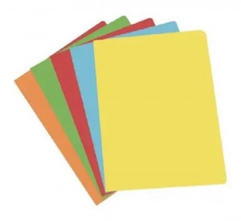 SUBCARPETA FOLIO COLORES  SURTIDOS 180GR GIO ( PACK 50 )