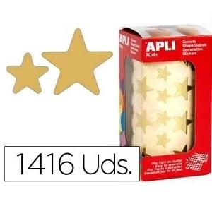 GOMETS EN ROLLO ESTRELLA ORO APLI ( 12044 )