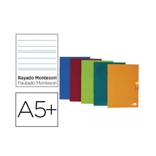 LIBRETA GRAP DINA5 MONTESSORI 5MM TBB 48H 90GR CON MARGEN SCRIPTUS LIDERPAPEL