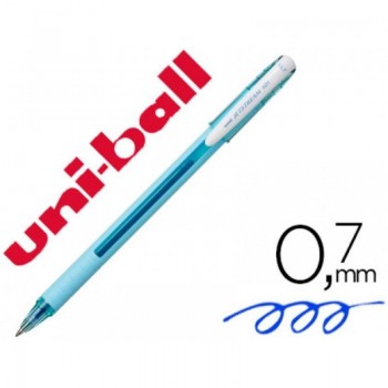 BOLIGRAFO UNI-BALL ROLLER JETSTREAM SX-101 0,7 MM AZUL CIELO TINTA GEL AZUL