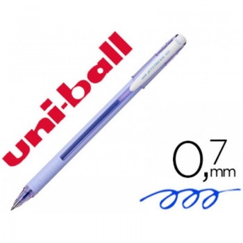 BOLIGRAFO UNI-BALL ROLLER JETSTREAM SX-101 0,7 MM LAVANDA TINTA GEL AZUL