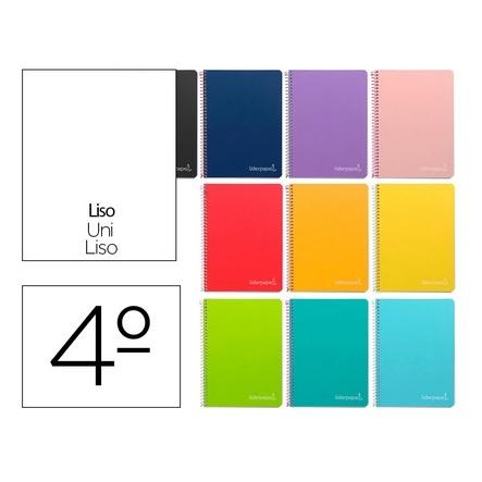 CUADERNO ESP DINA5 LISO TDD 80H 75GR INSPIRE LIDERPAPEL SURTIDO