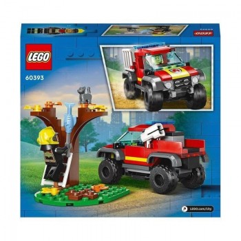 CAMION DE RESCATE 4X4 DE BOMBEROS CITY LEGO 60393