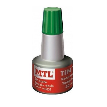 TINTA PARA TAMPON MTL 30ML VERDE