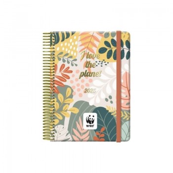 AGENDA WWF LOVE OUR PLANET DIA PAGINA 12,5X18 CM